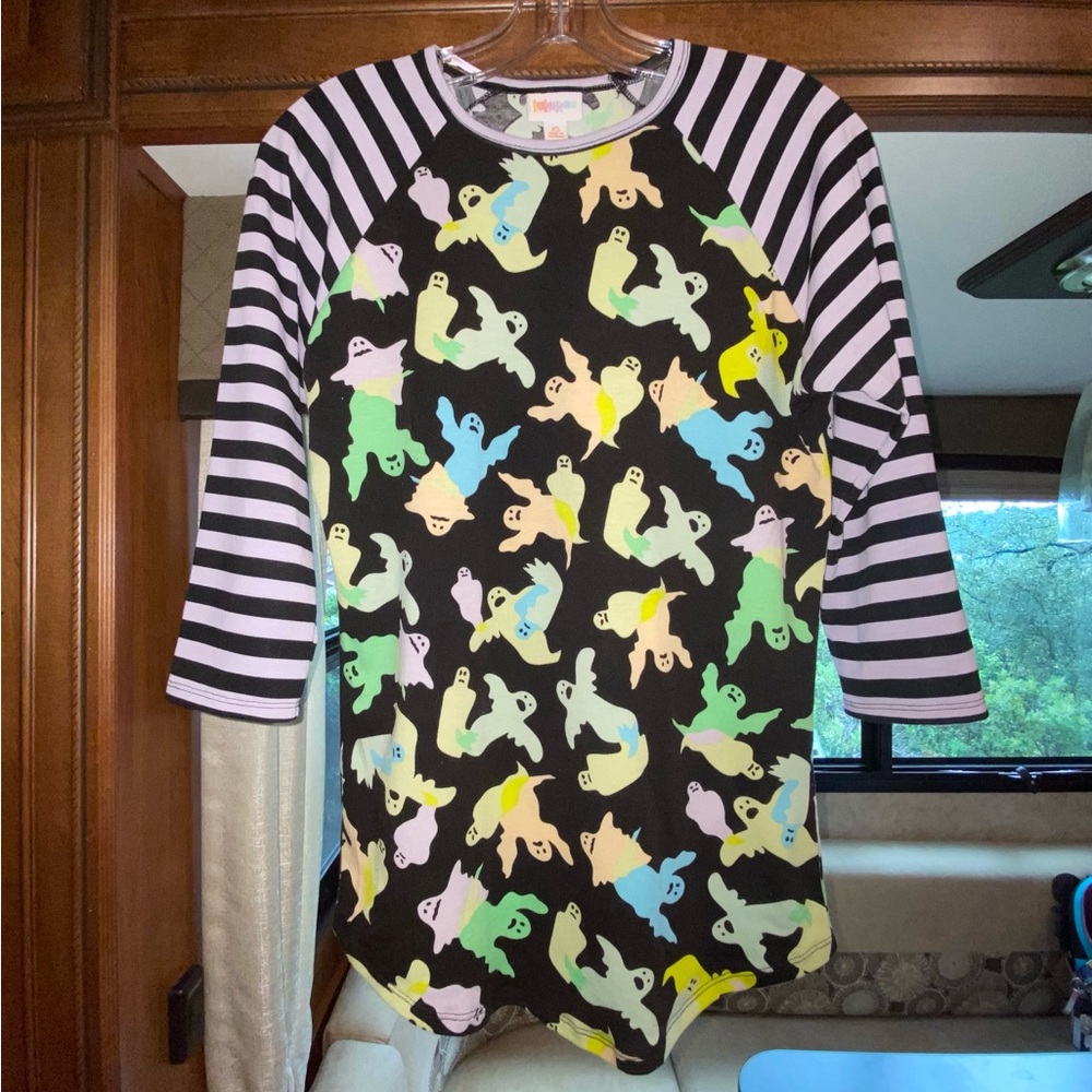 Lularoe Randy w/Ghosts & Stripes: Sz. XS